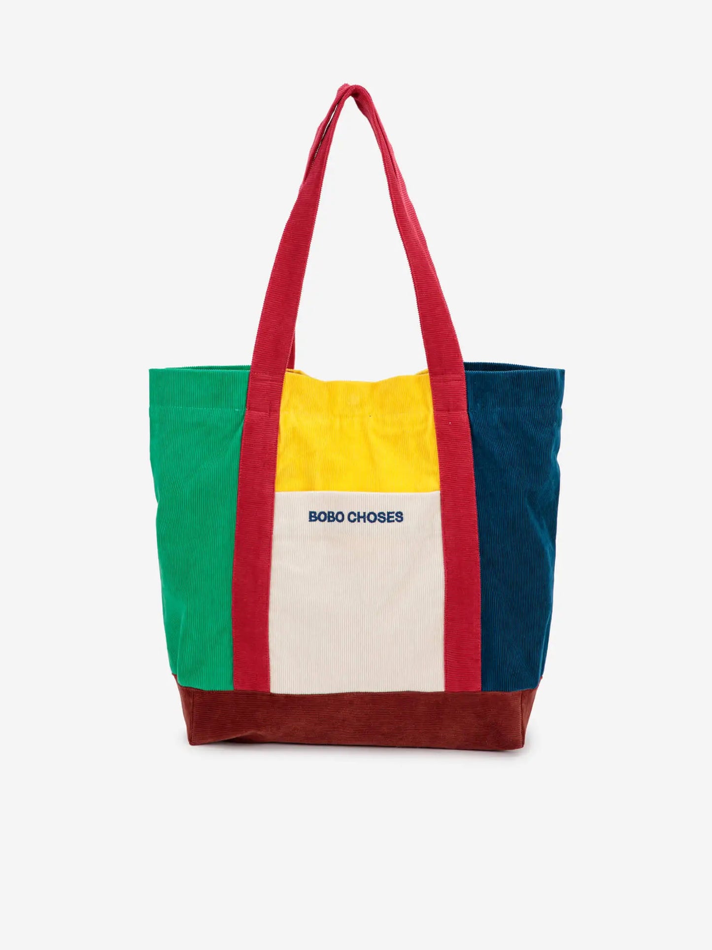 Bobo Choses color squares corduroy bag