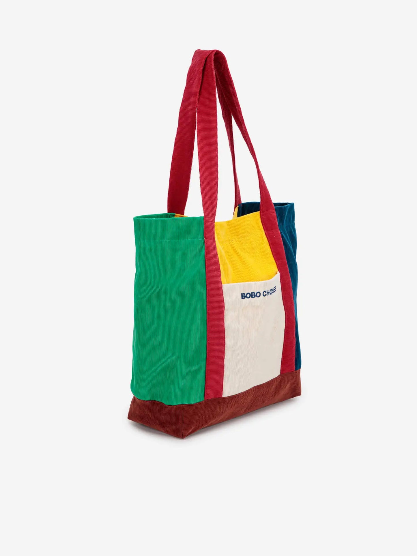 Bobo Choses color squares corduroy bag