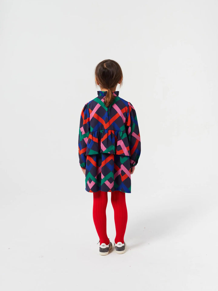 Multicolor Garland woven dress