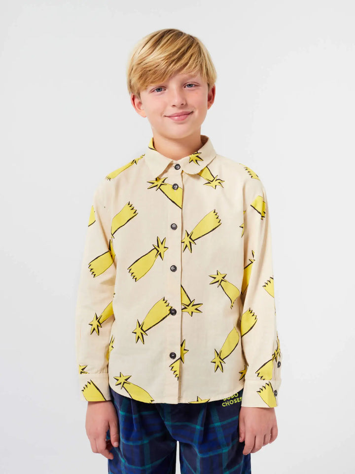 Shooting stars all over shirt