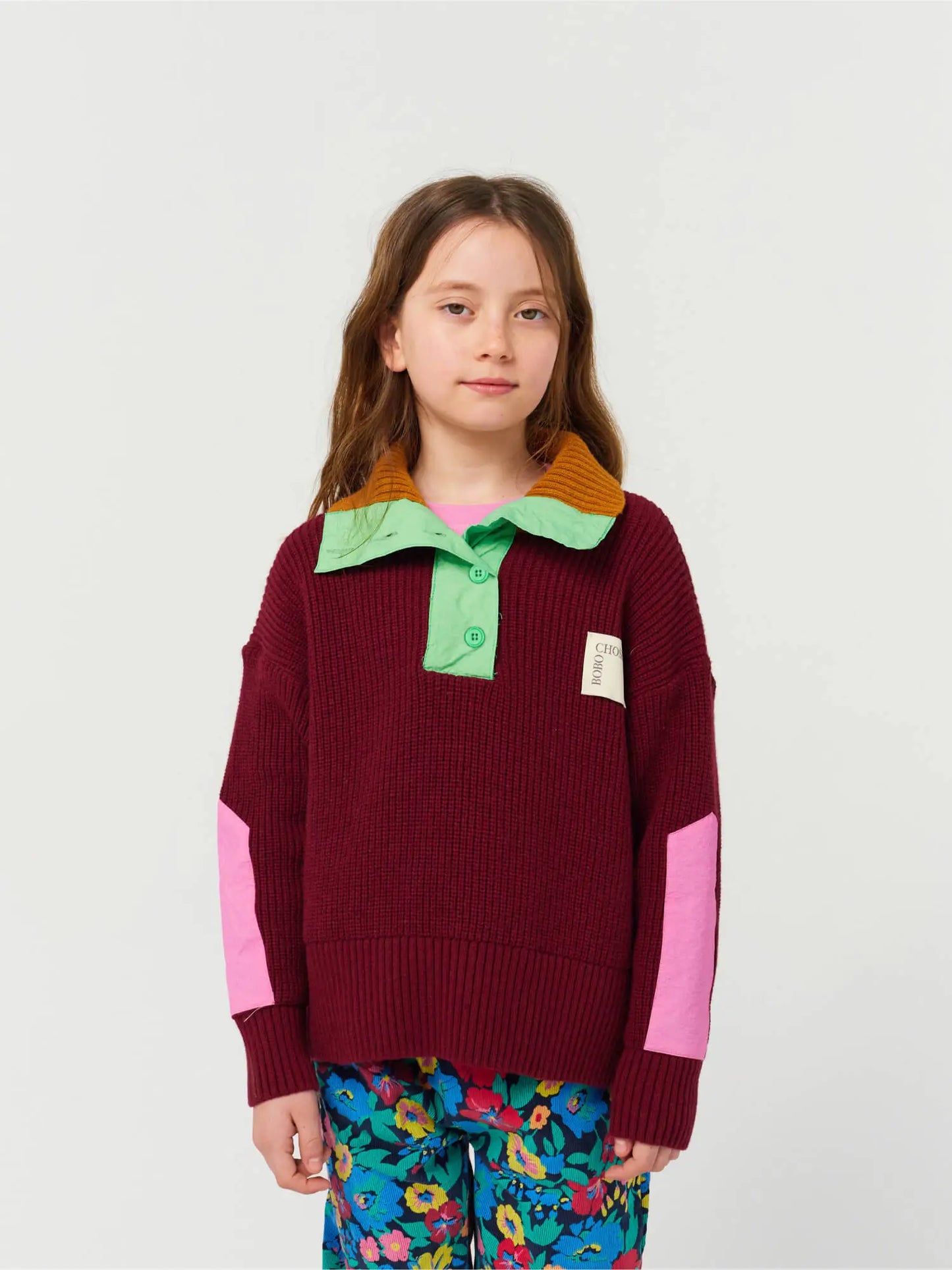 Bobo choses color block jumper