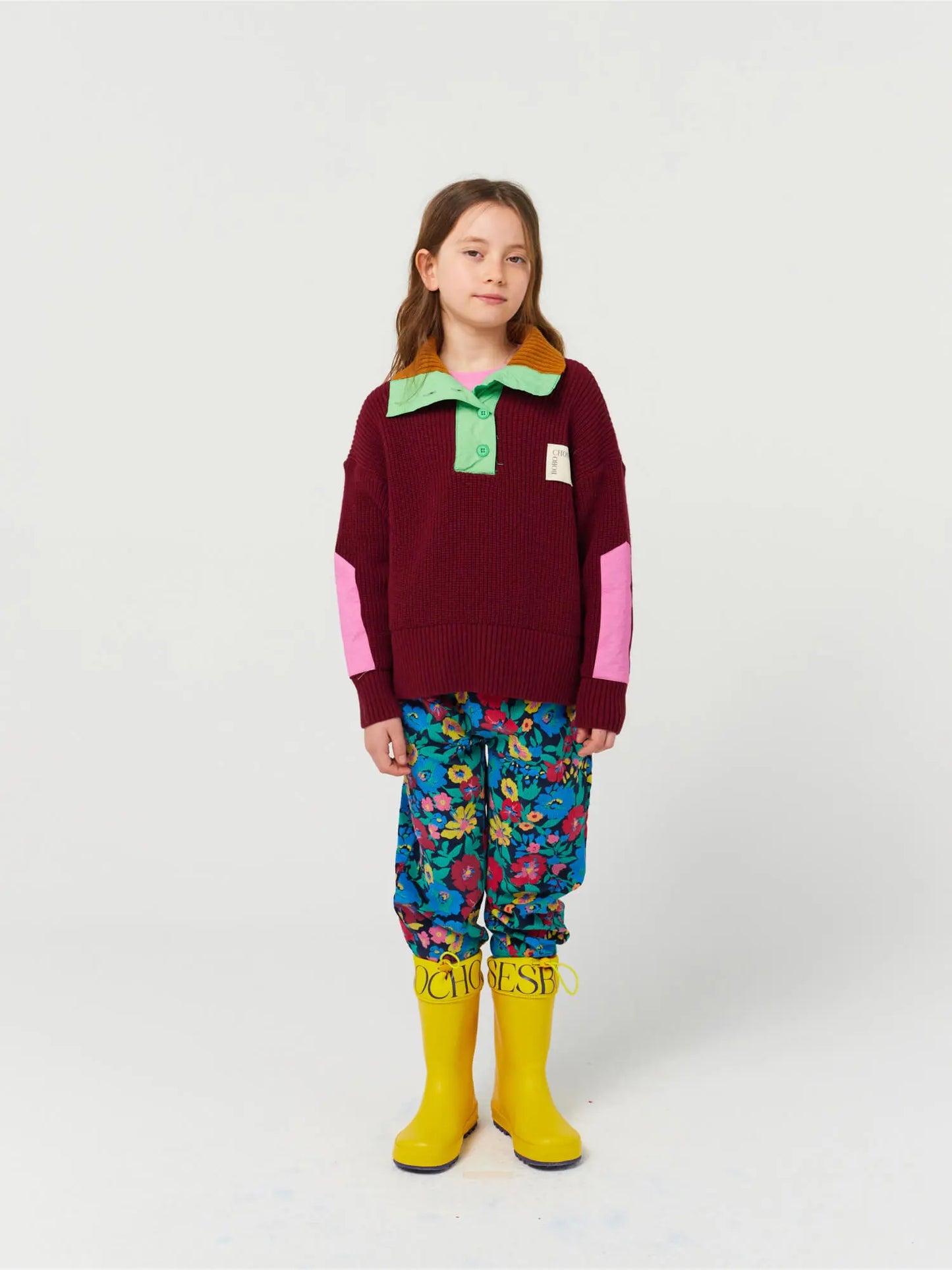 Bobo choses color block jumper