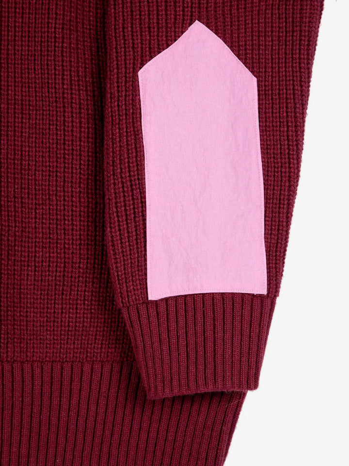 Jersei coll botonat Color Block Bobo Choses