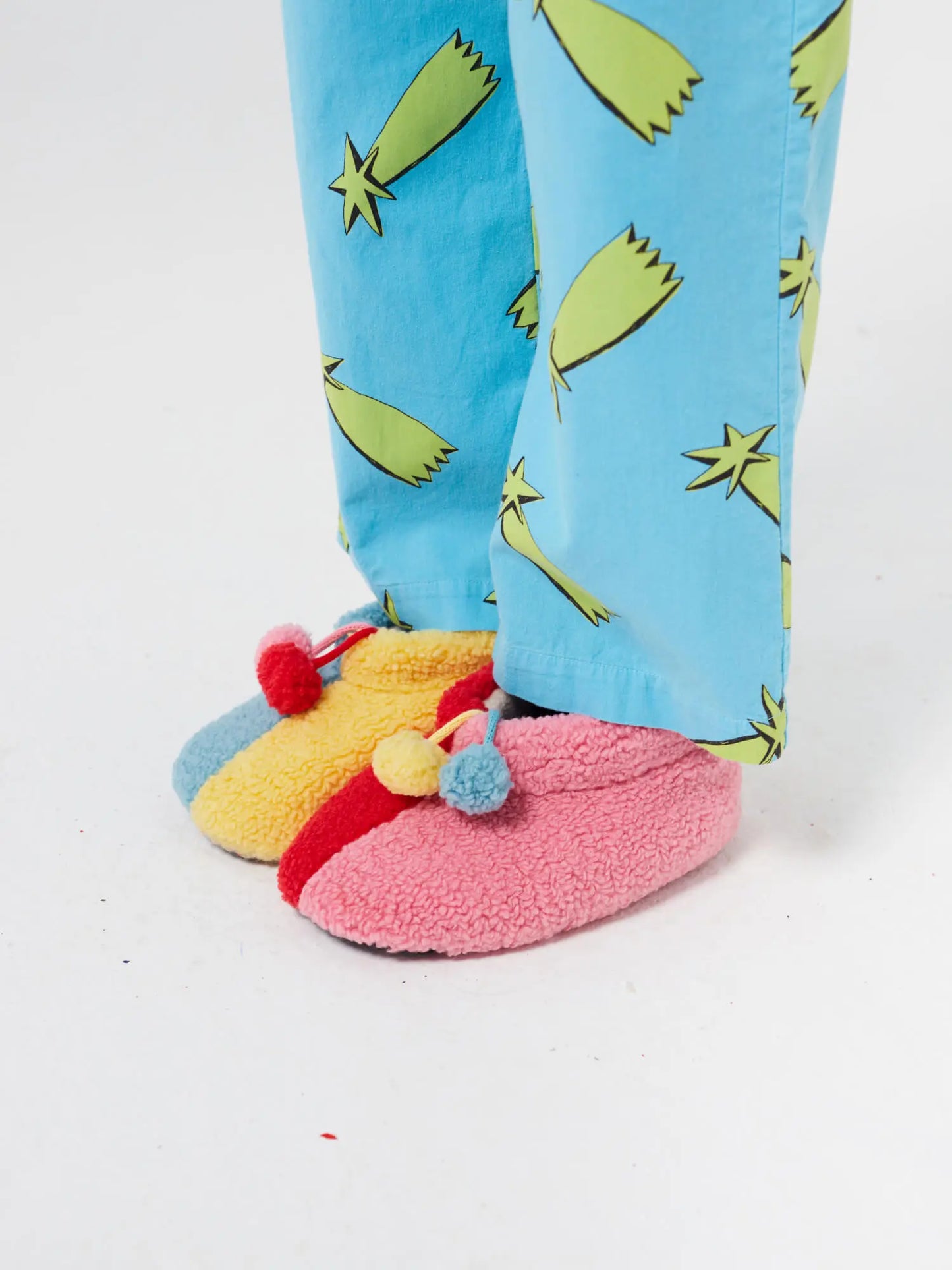 Multicolor slippers