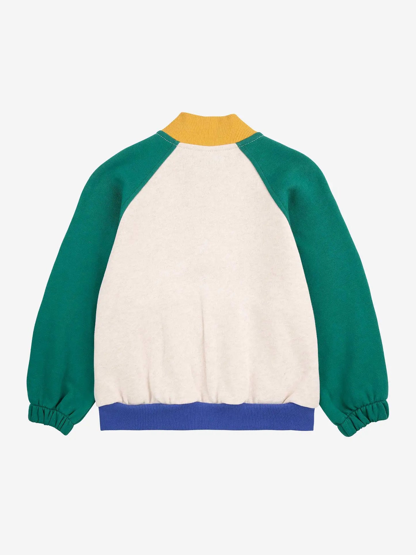 B.C vintage color block zipped sweatshirt