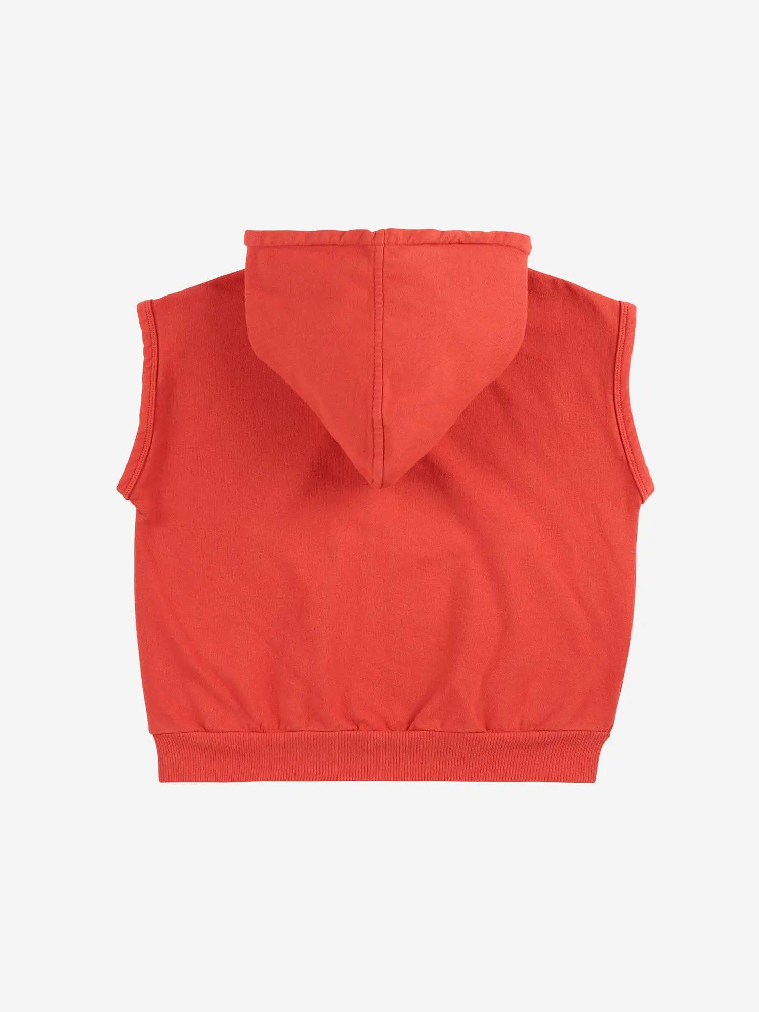 Kids red sleeveless hoodie online