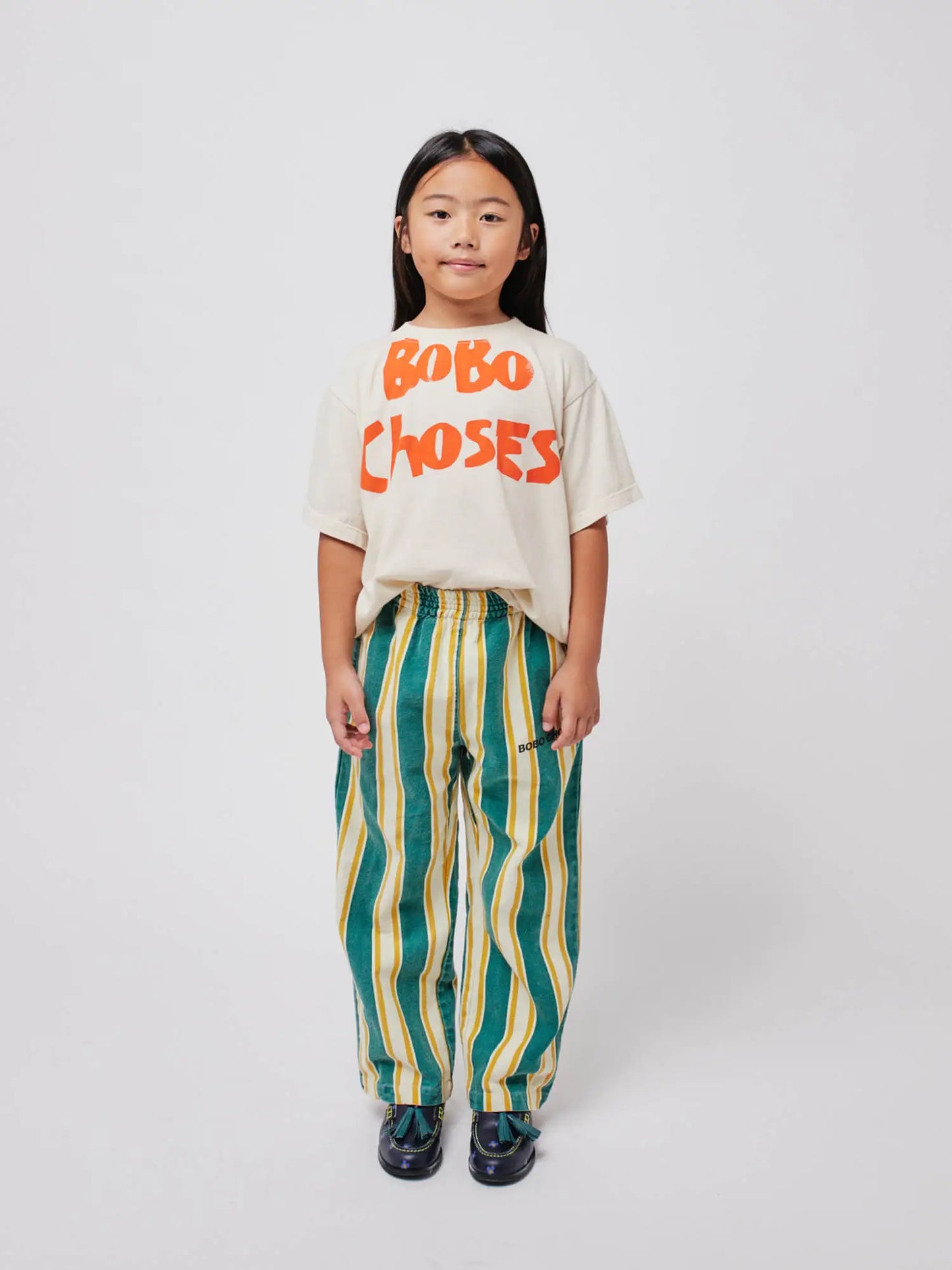 Pantalon droit à rayures Bobo Choses