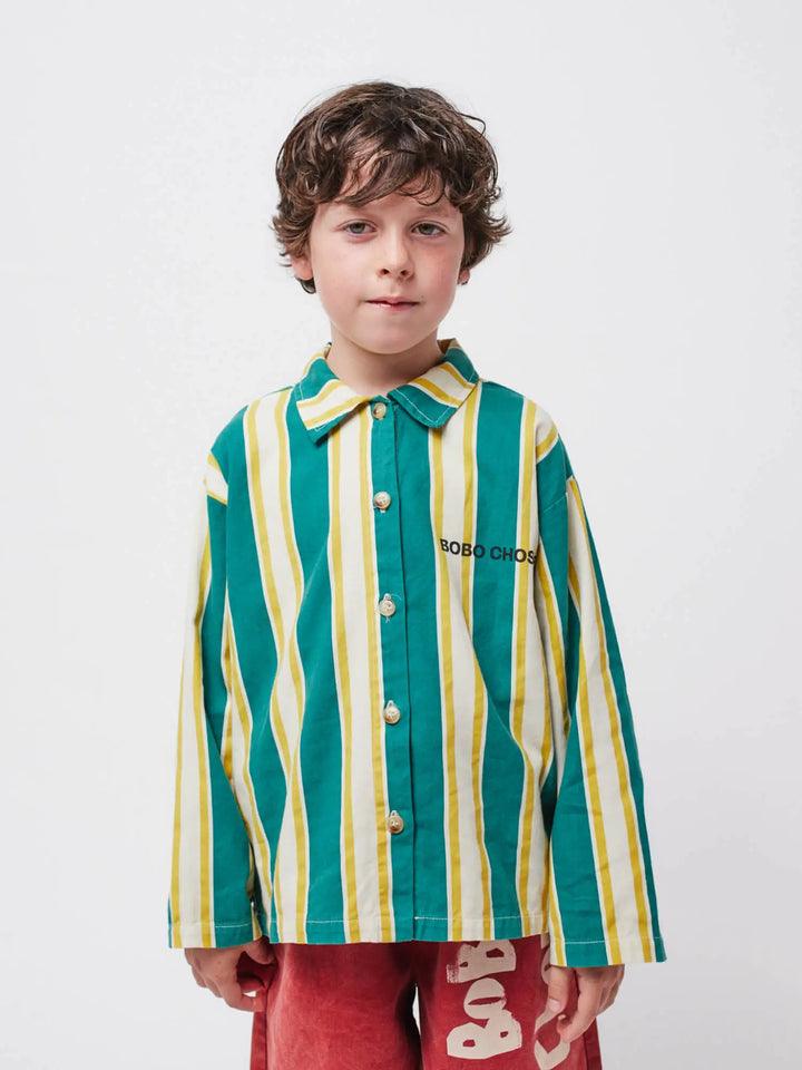 Bobo choses stripes long sleeve shirt