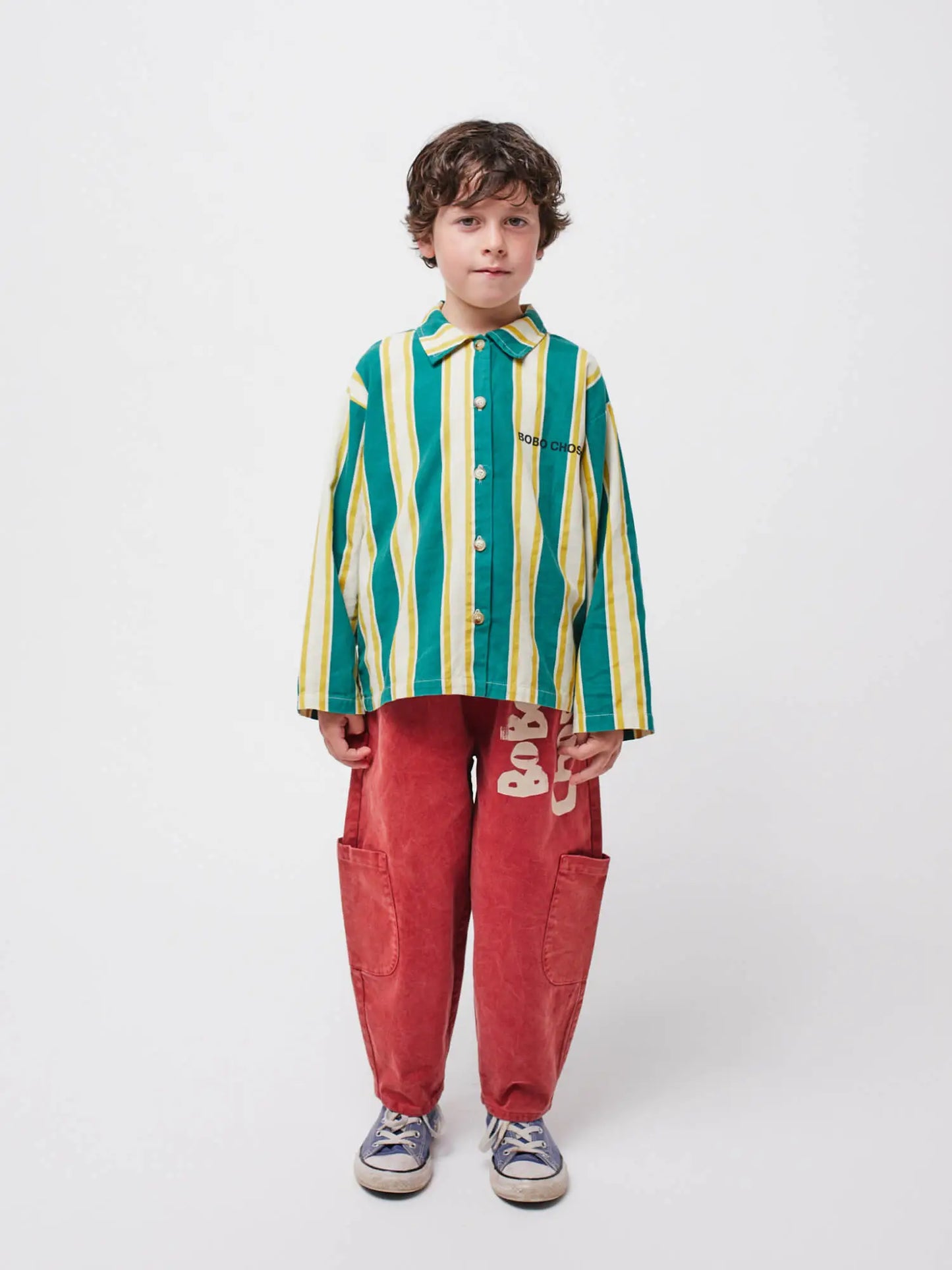 Bobo choses stripes long sleeve shirt