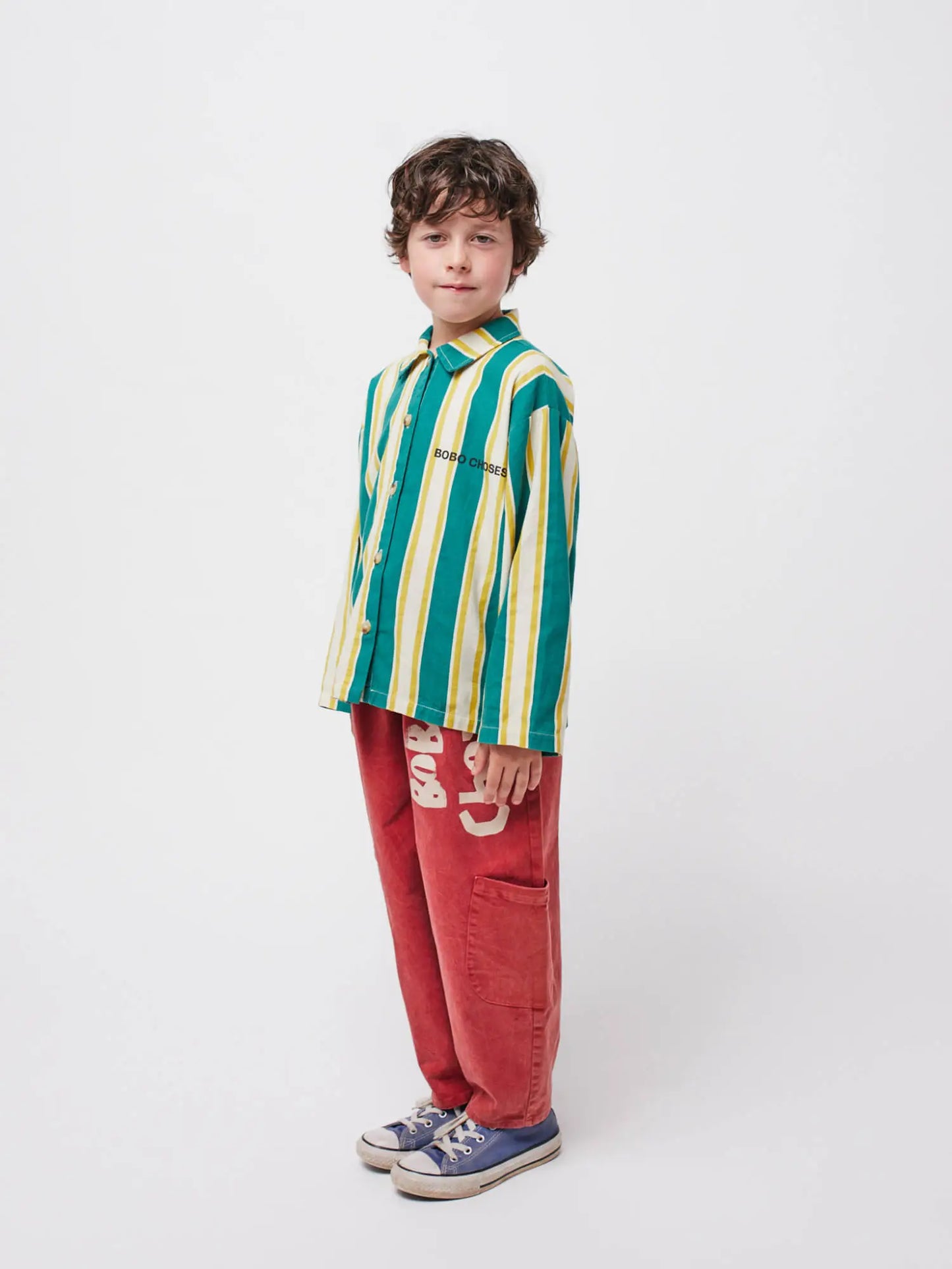 Bobo choses stripes long sleeve shirt