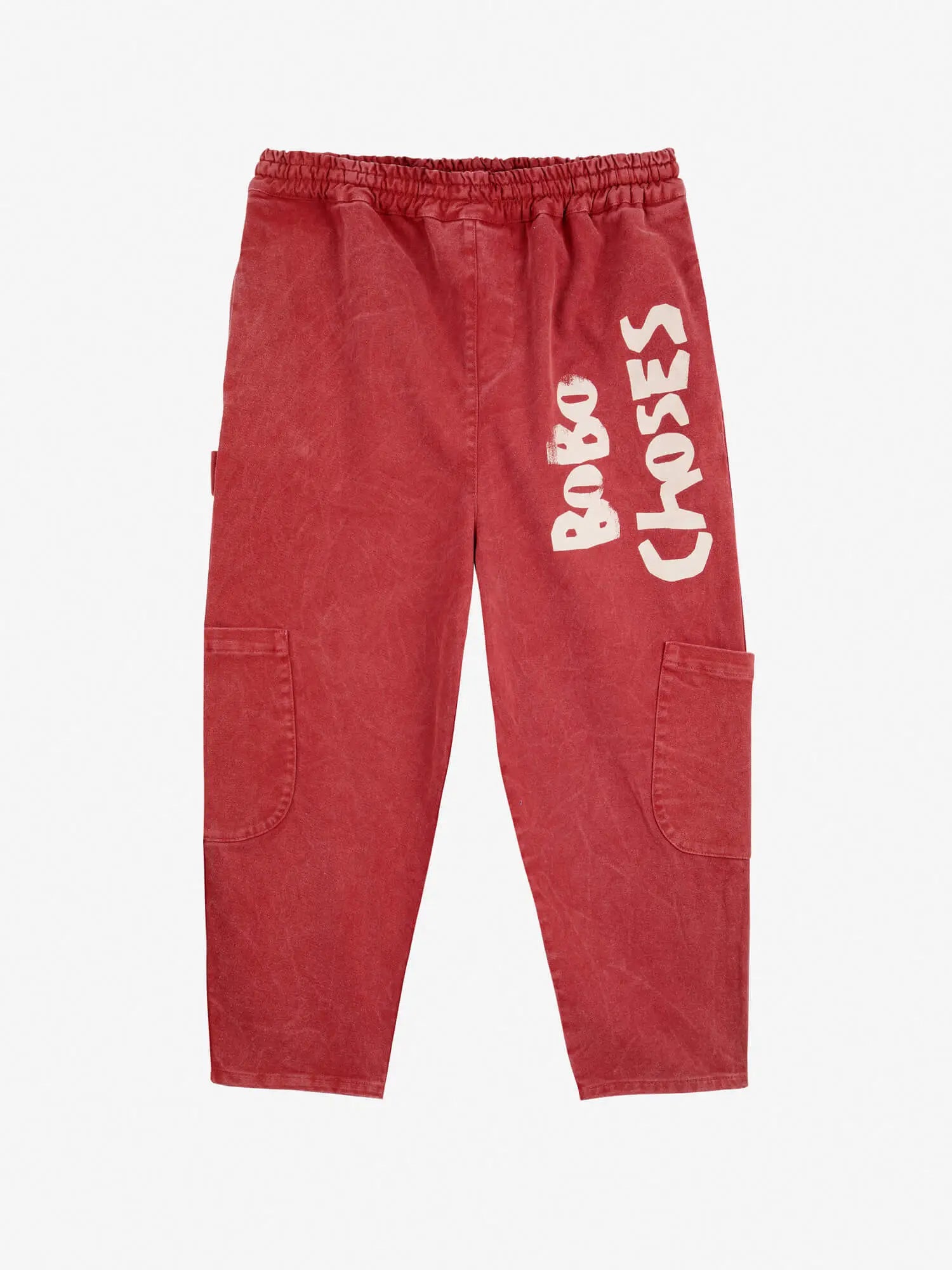 Baggy Burgundy Pants for Kids Bobo Choses