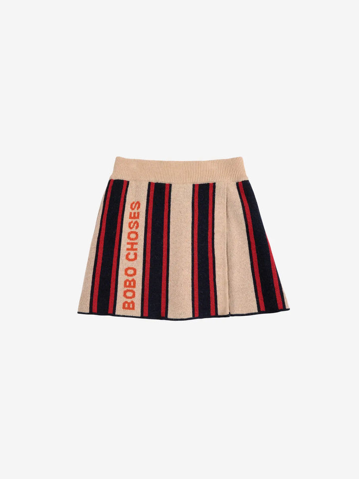 Bobo choses stripes knit skirt