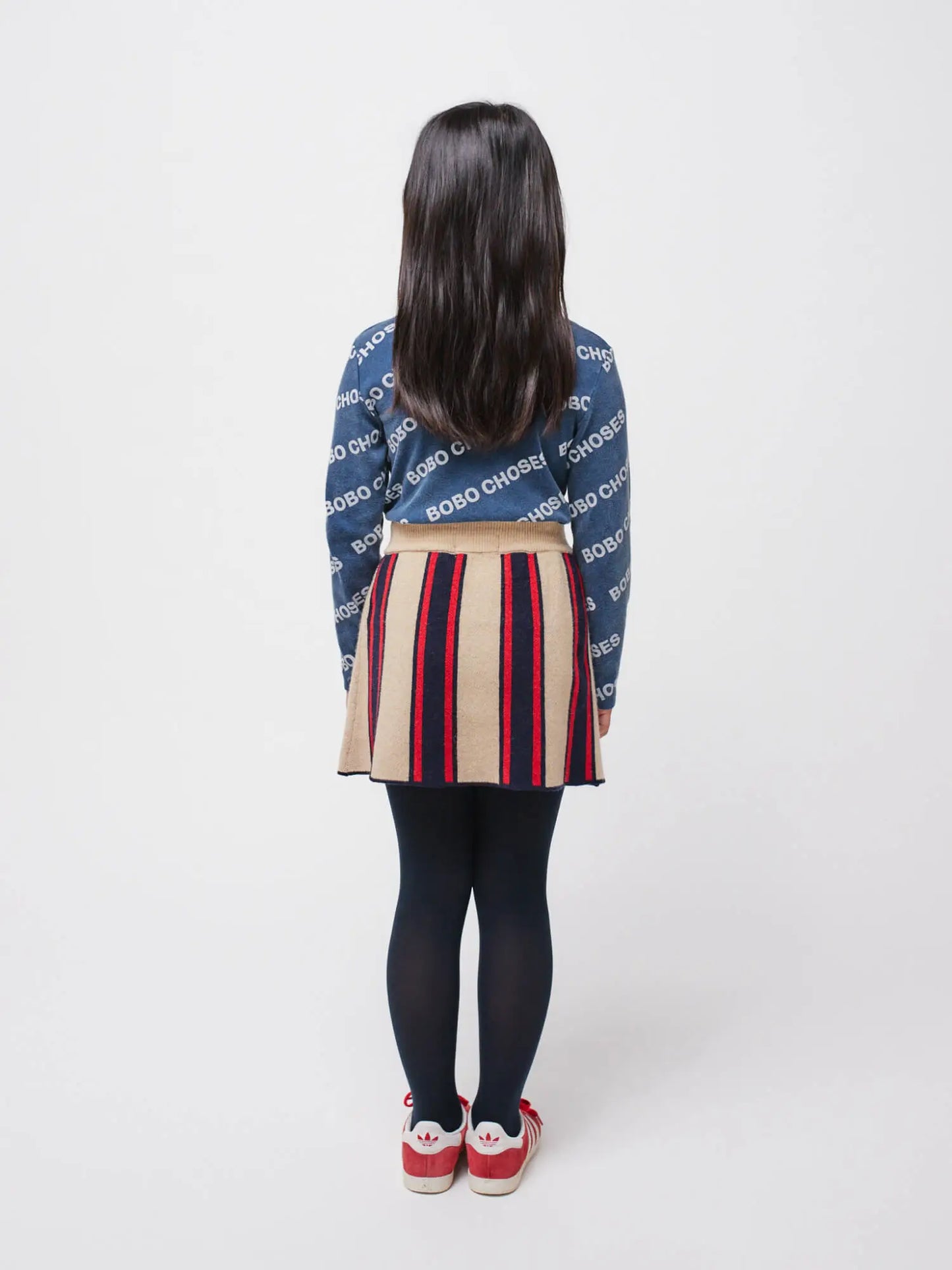 Bobo choses stripes knit skirt