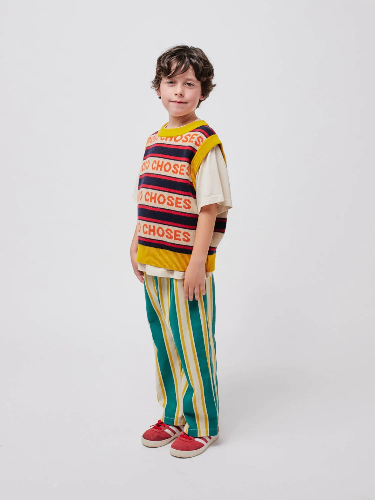 Bobo choses stripes knit vest