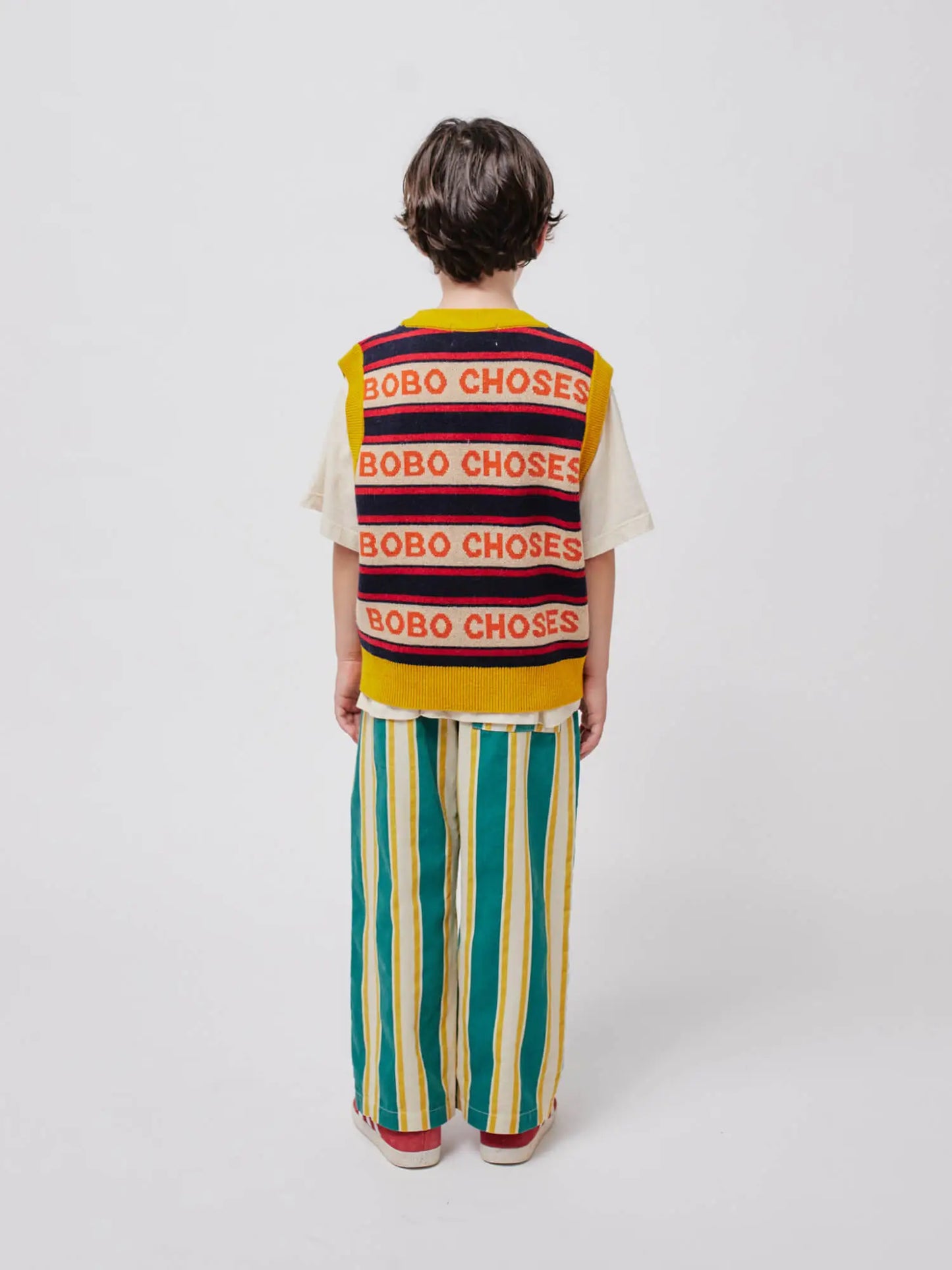 Bobo choses stripes knit vest