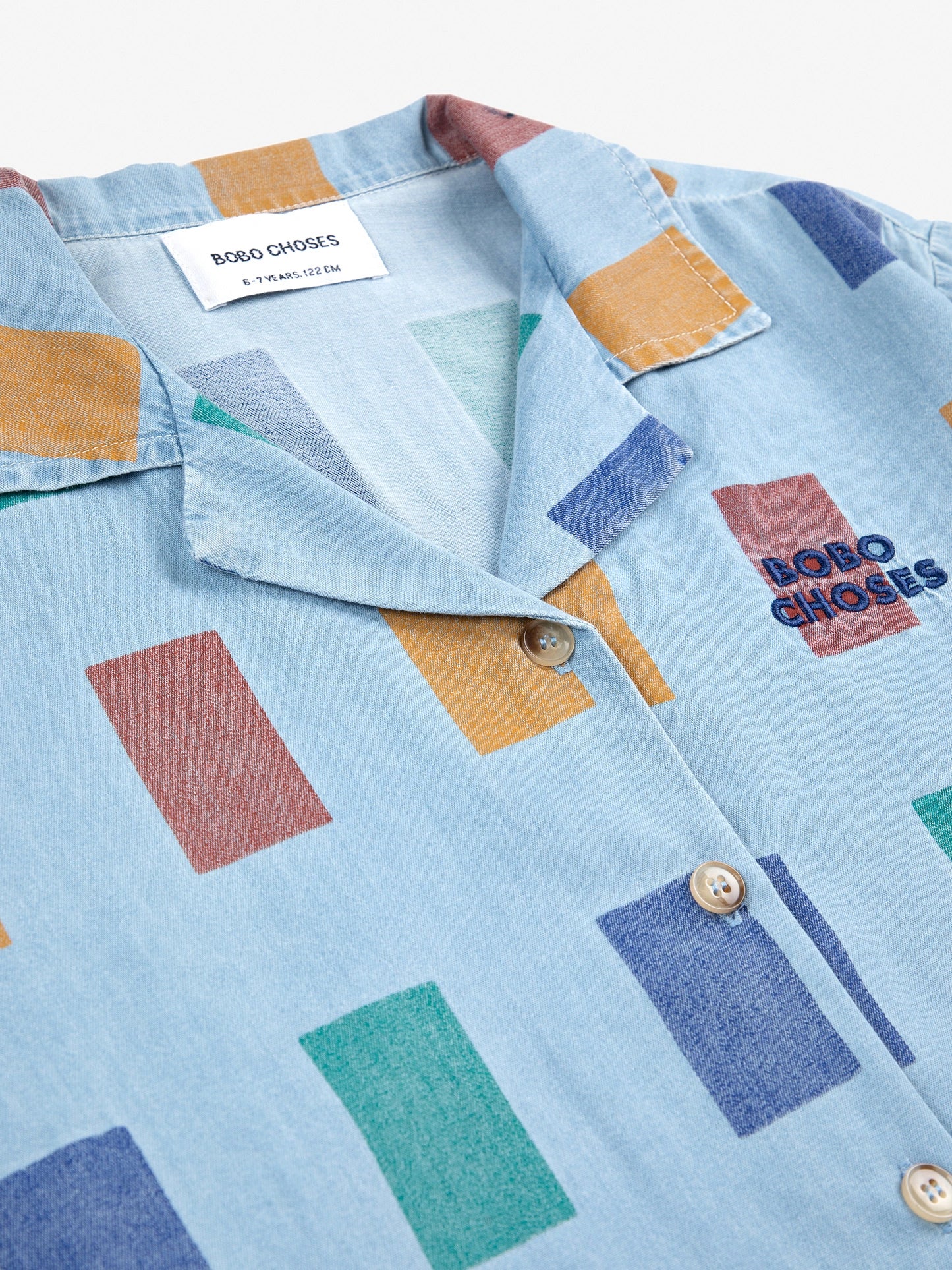 Color Game all over light denim shirt