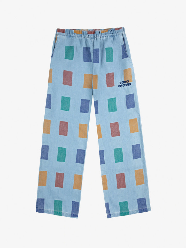 Color game all over baggy pants