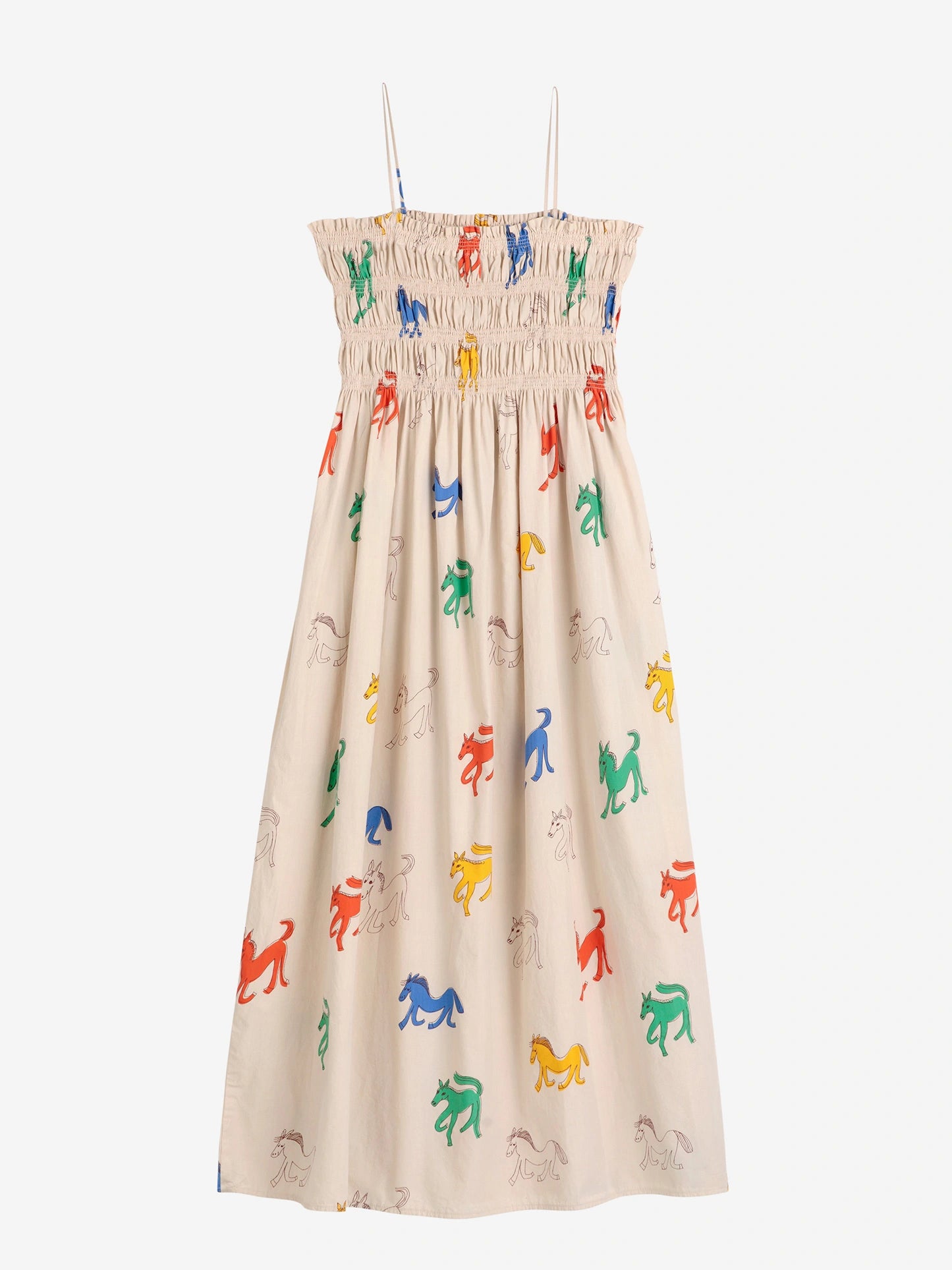 Wonder Horse printed midi dress