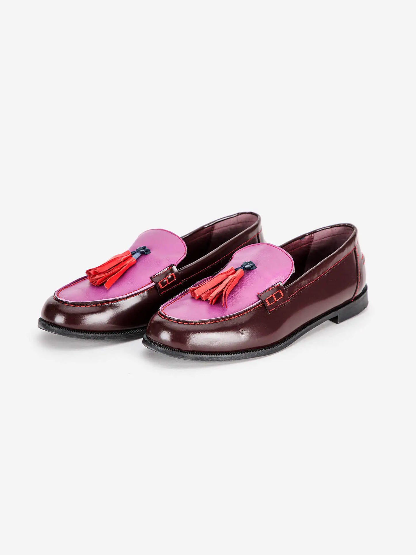 Color Block loafers