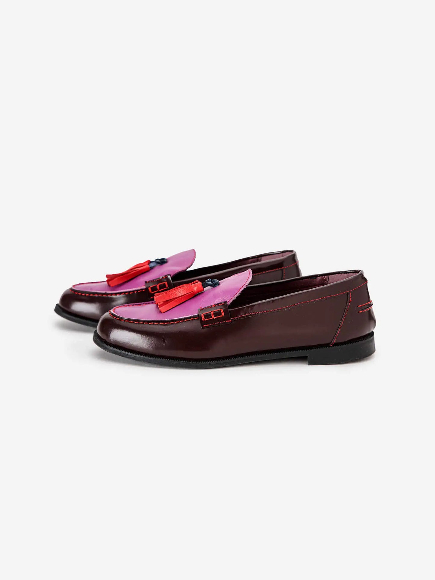 Color Block loafers