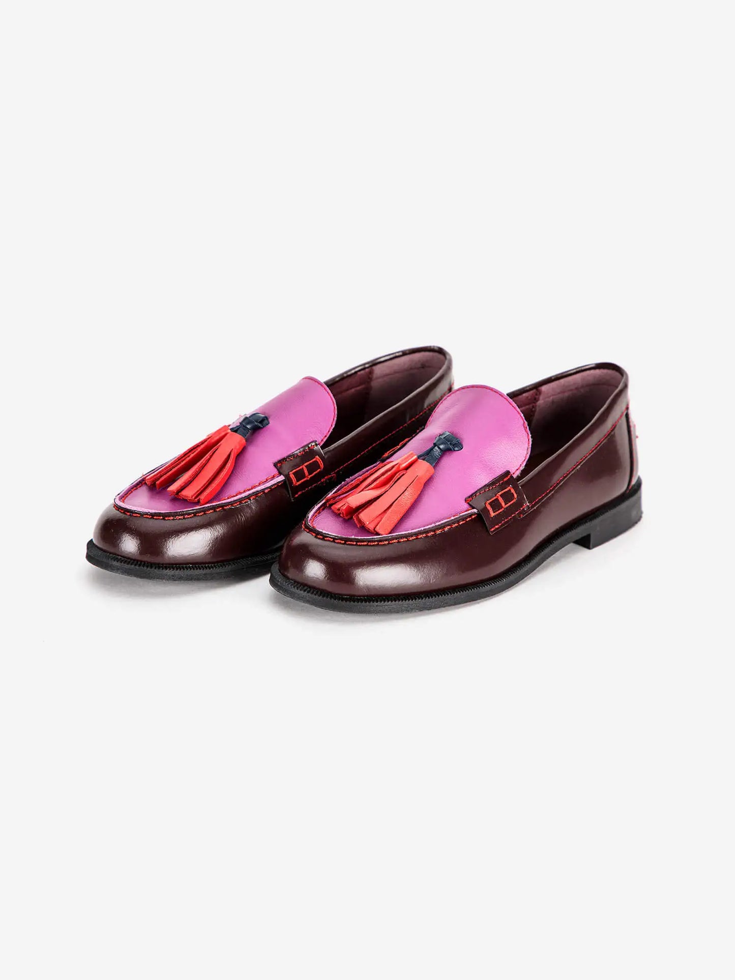 Color Block loafers