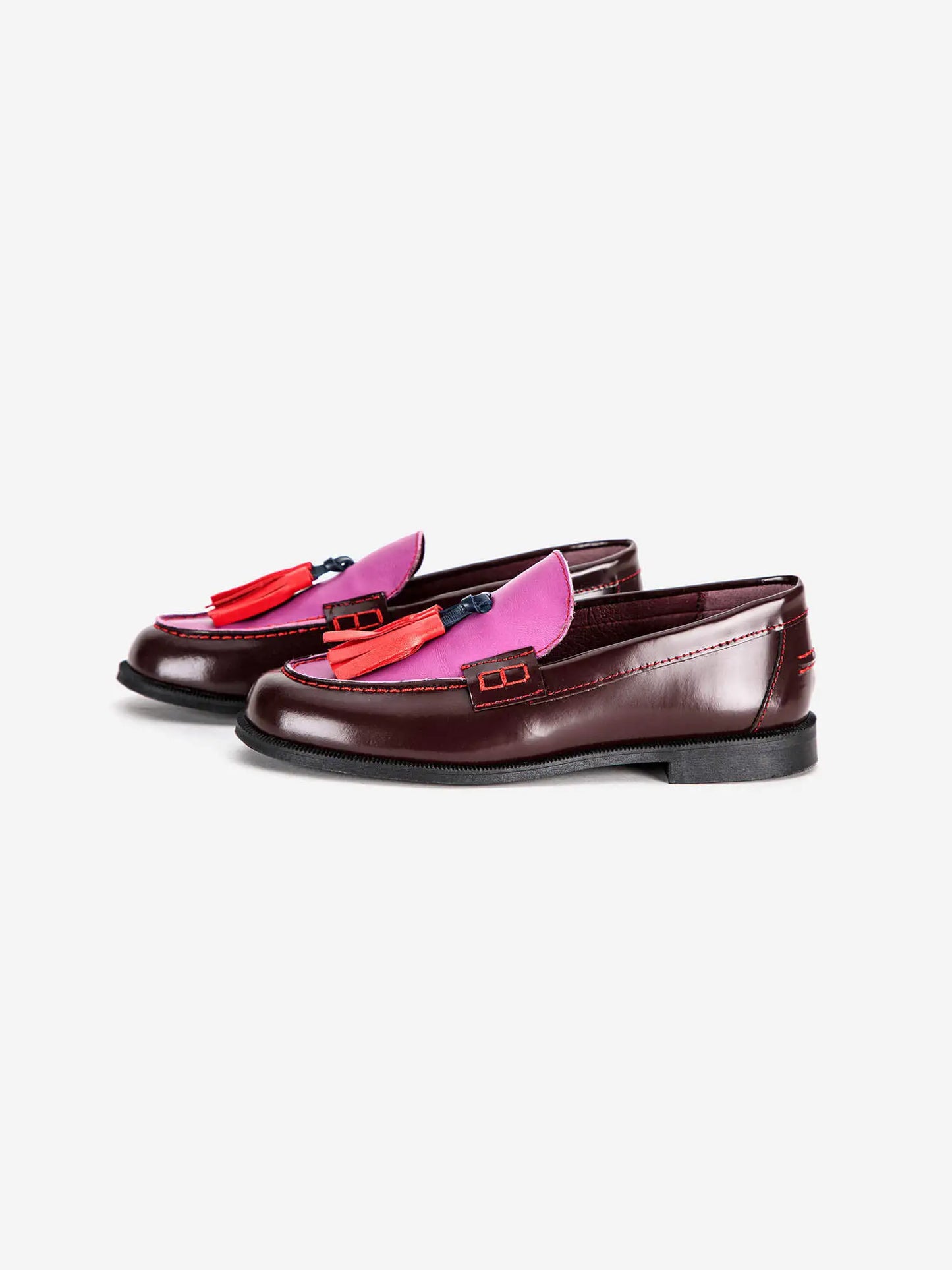 Color Block loafers