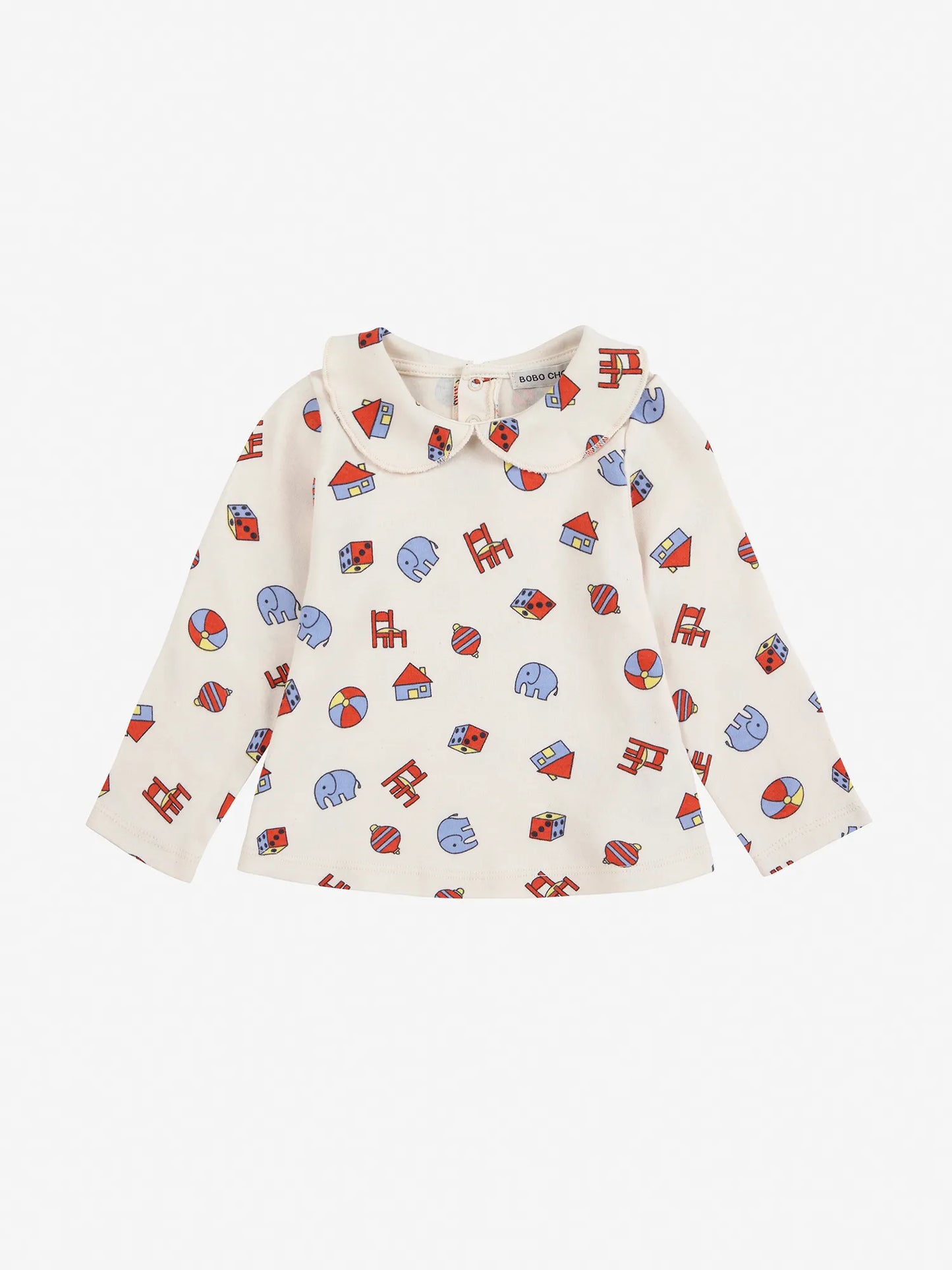 Toys all over collar T‑shirt look