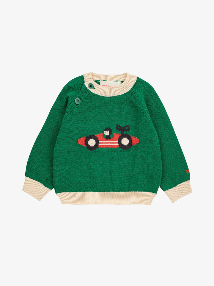 Race Car knitted look