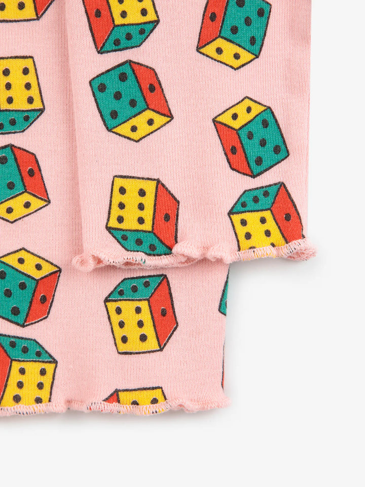 Dices all over T‑shirt look