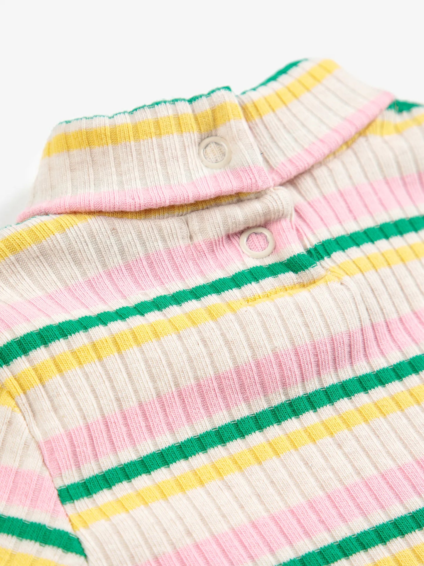 Striped turtle neck T-shirt
