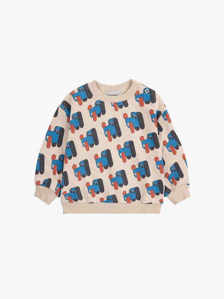 Doggy Mate all over sweatshirt look
