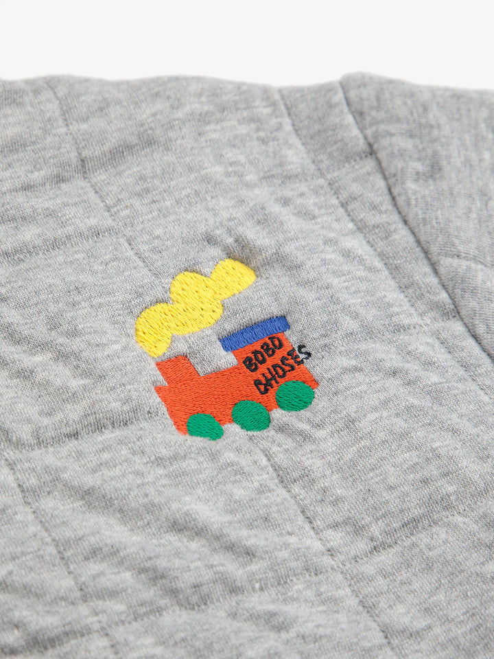 Bobo Choo Choo quilted zipped sweatshirt