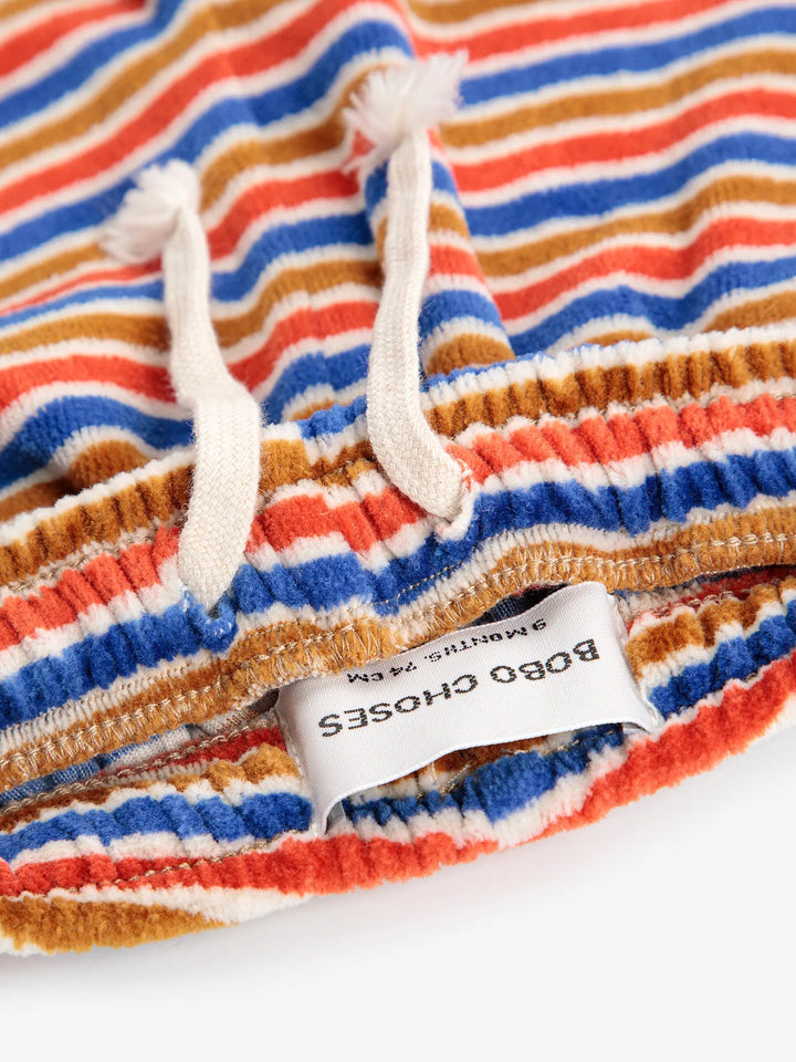 Have Fun striped hoodie look