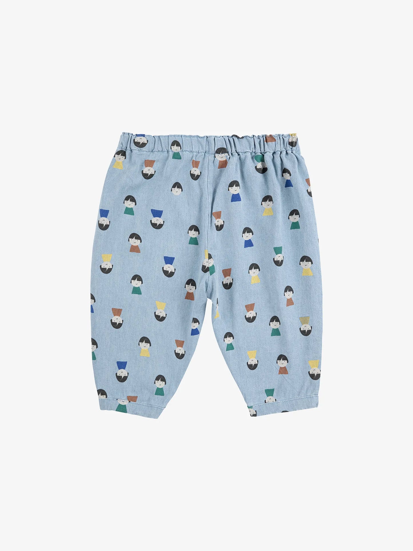 Game Pawns all over light denim pants