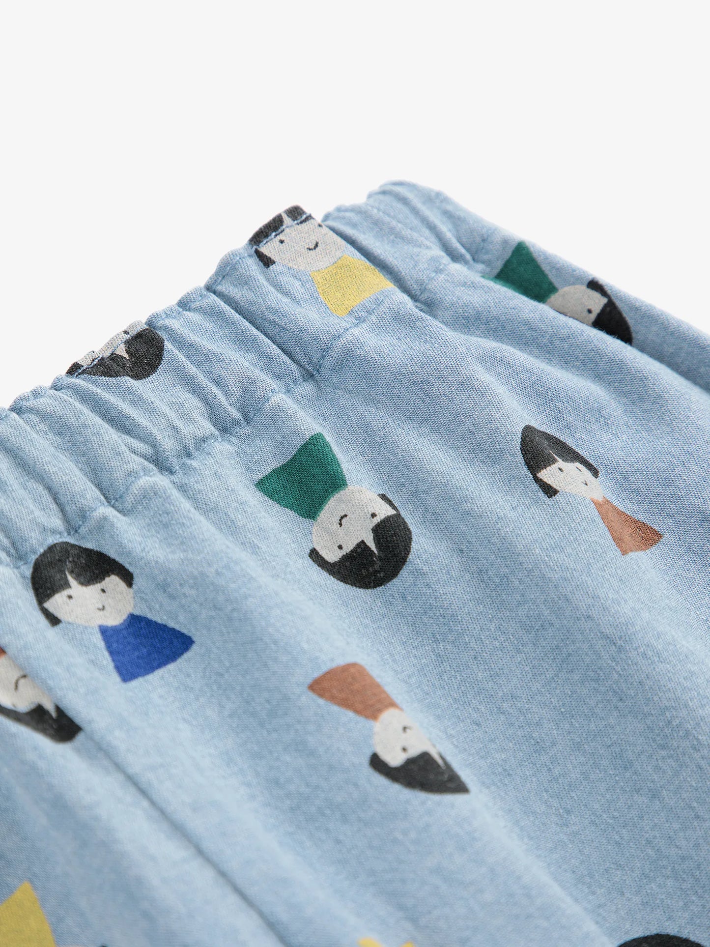 Game Pawns all over light denim pants