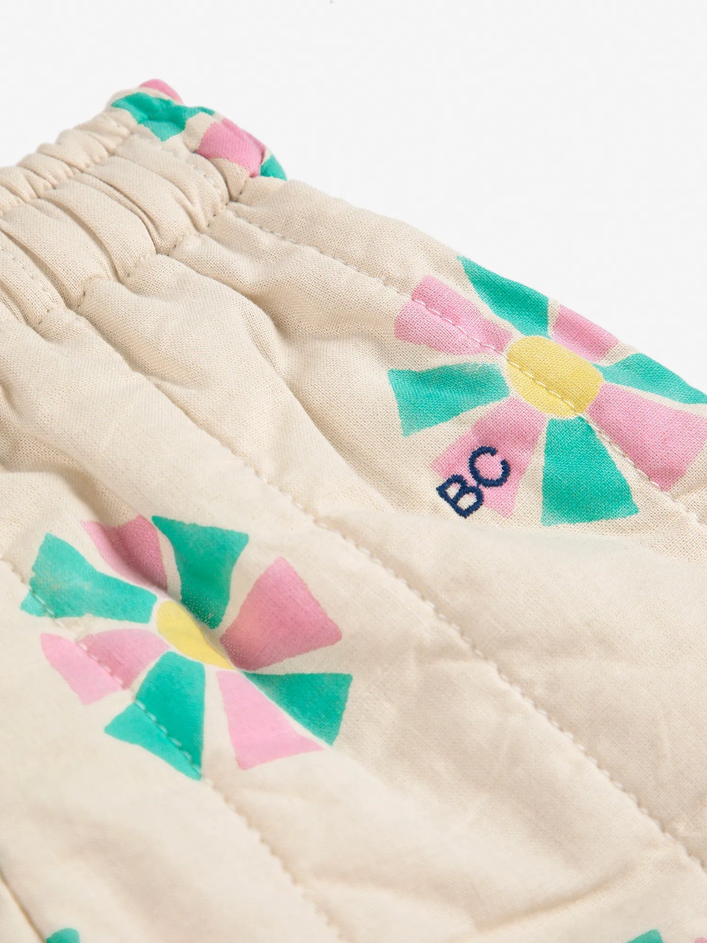 Kaleidoscope all over quilted pants