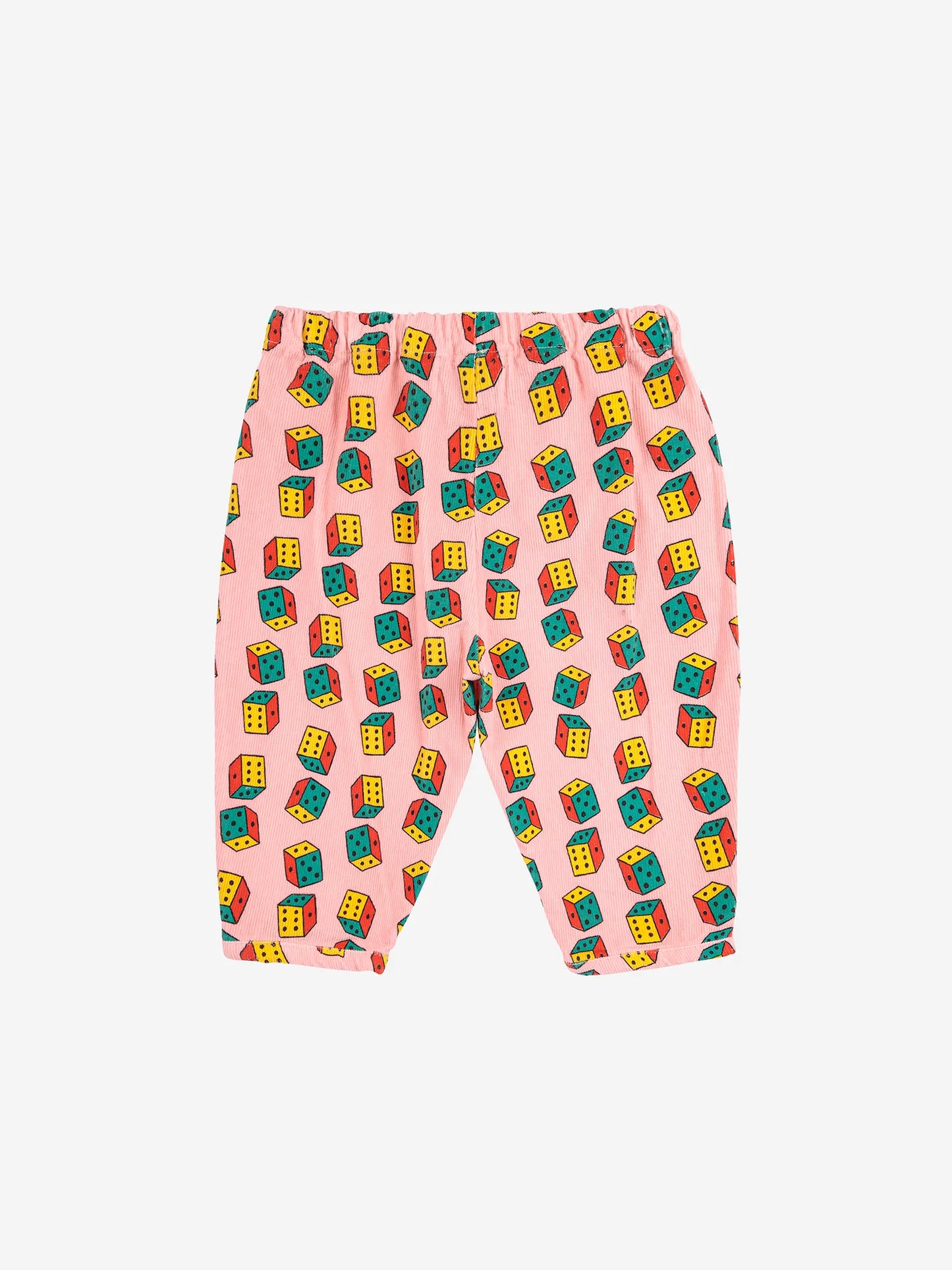 Dices all over micro corduroy pants