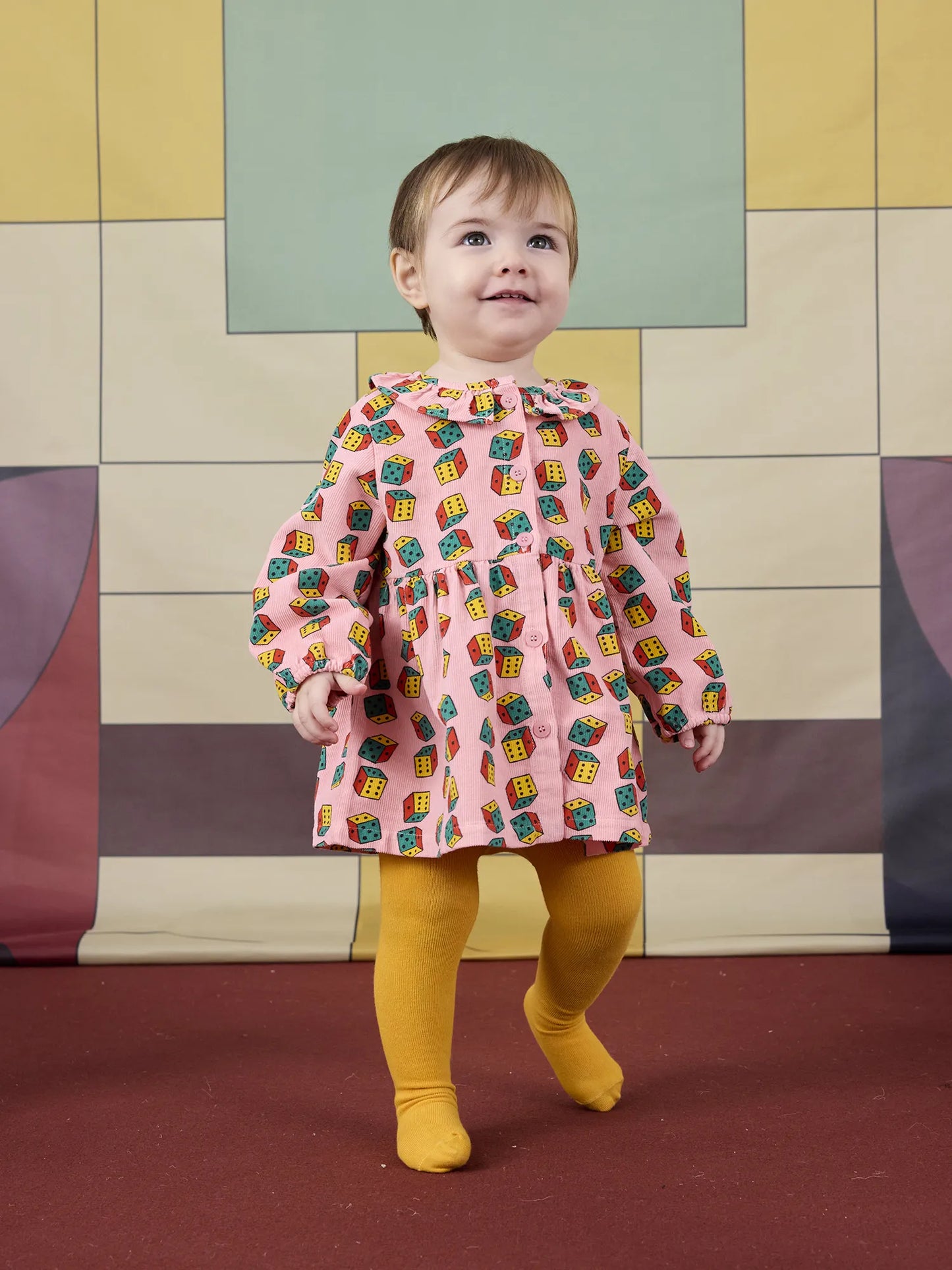 Vestit de micropana estampat Dices