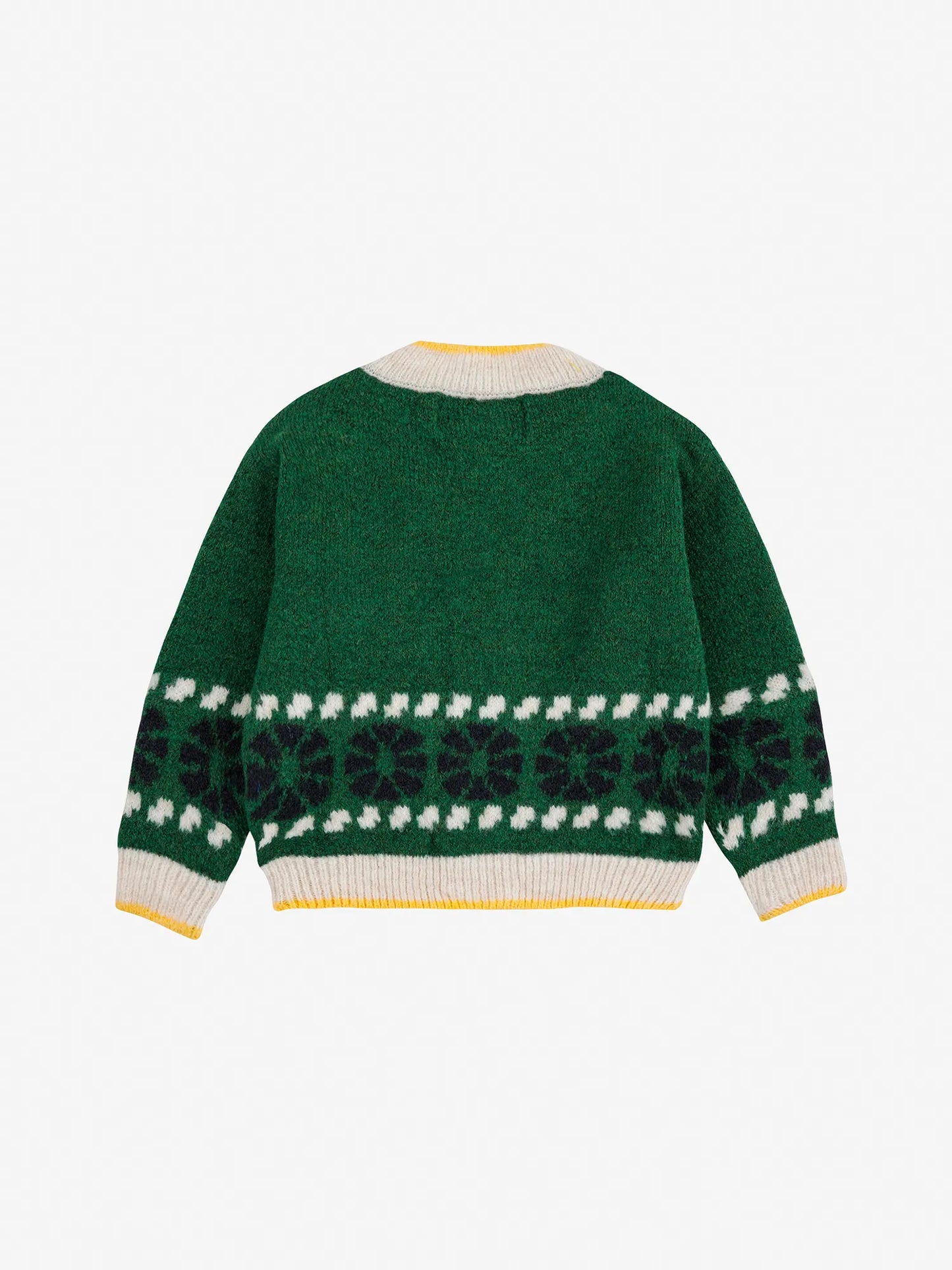 Kaleidoscope jacquard cardigan