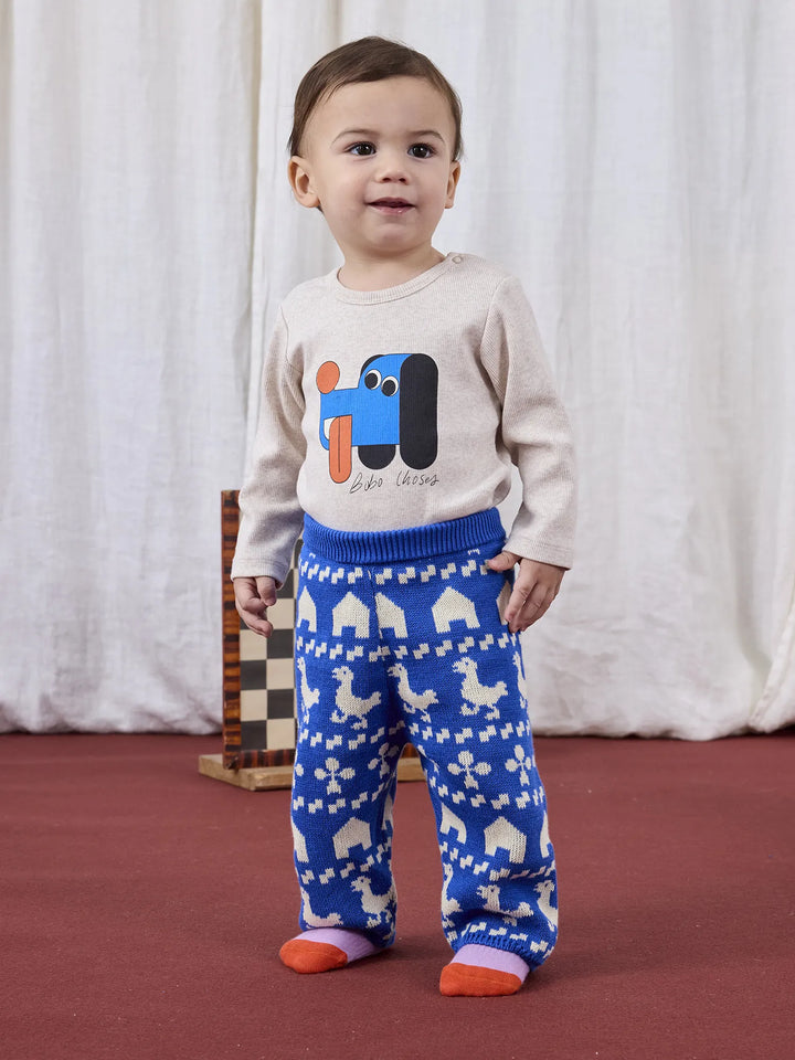 Farm all over knitted pants