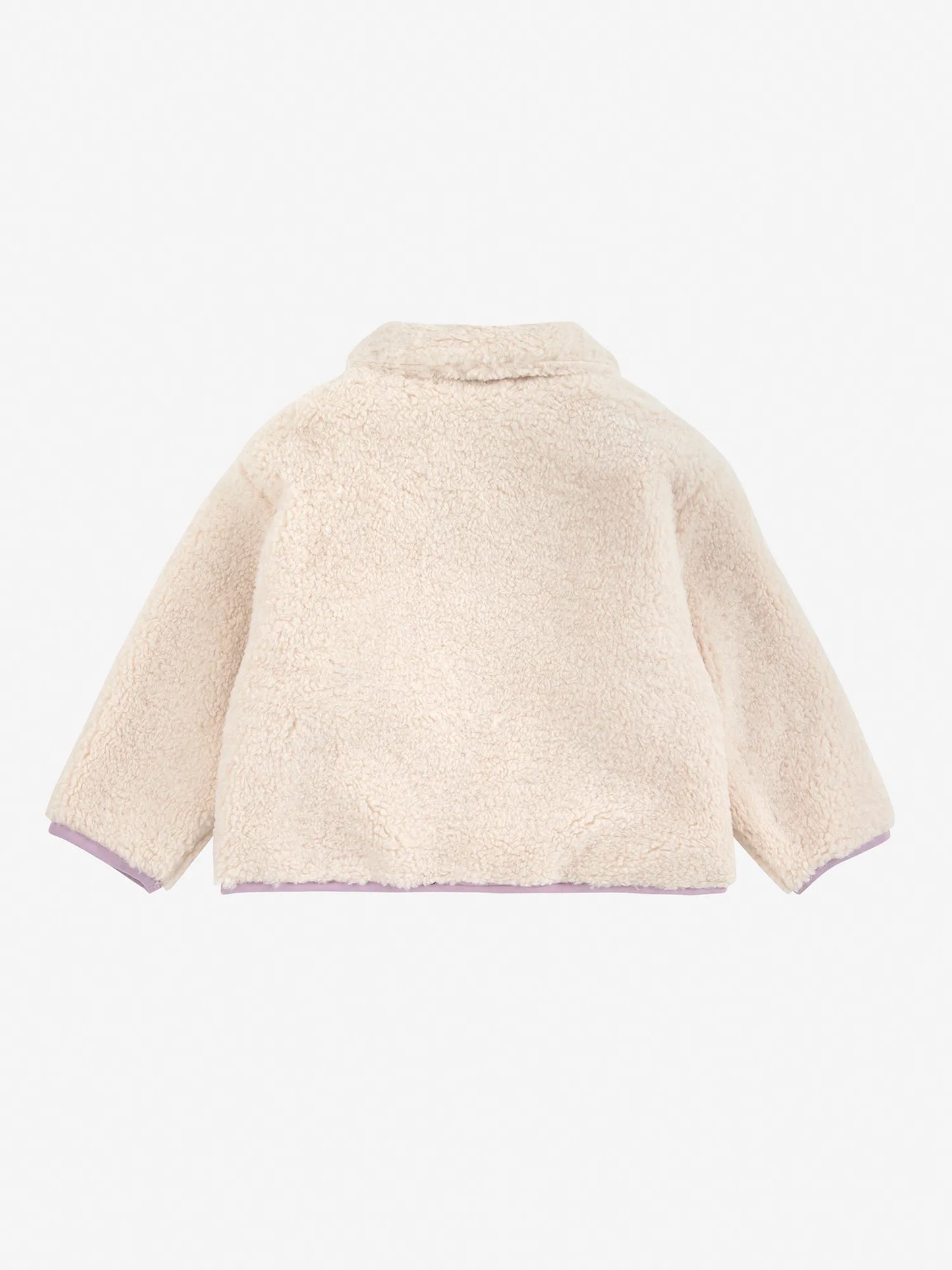 Game Pawns all over reversible sheepskin jacket