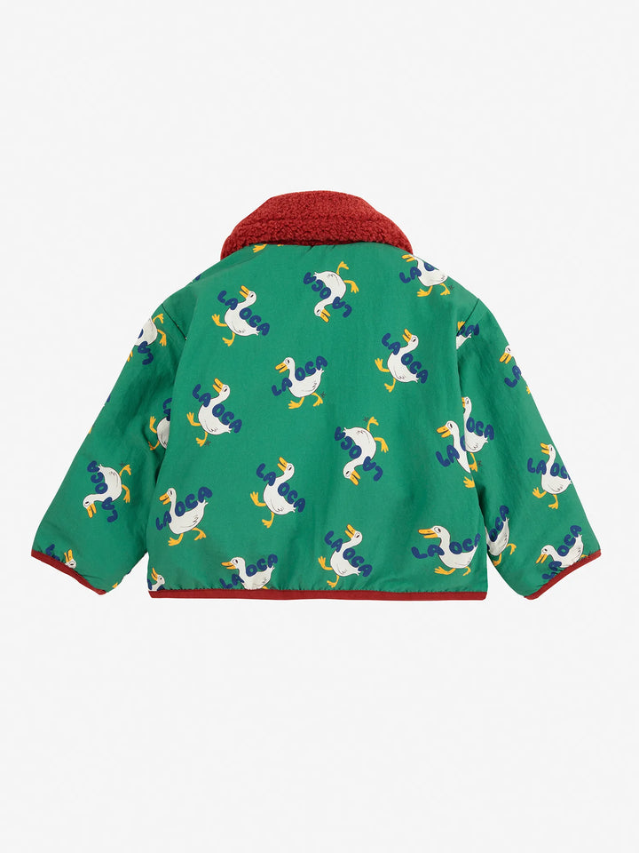 La Oca all over reversible sheepskin jacket