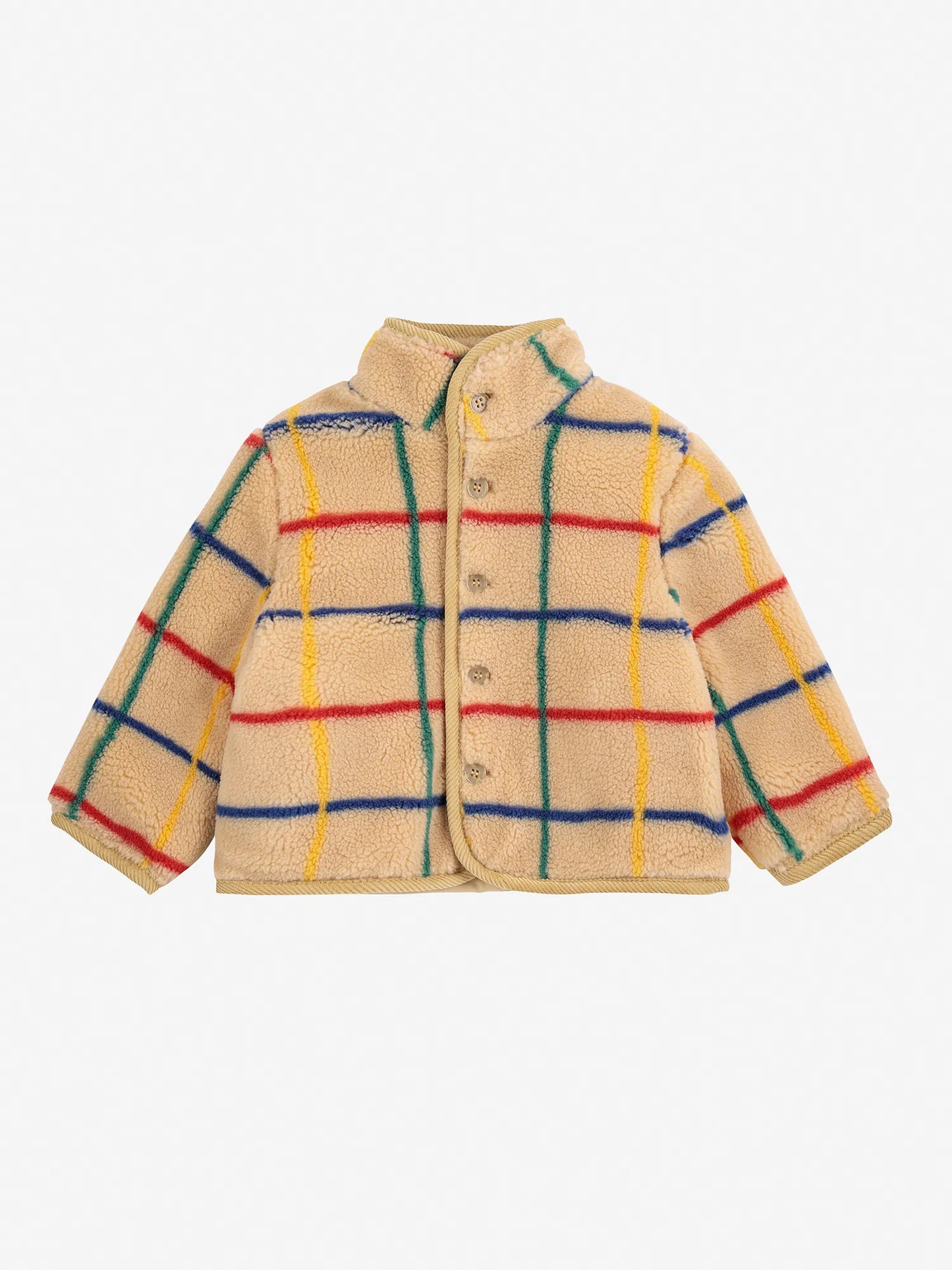 Veste en peau de mouton couleur Stripe