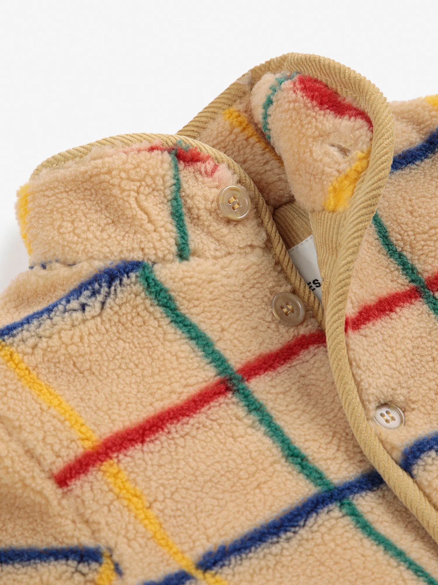 Veste en peau de mouton couleur Stripe