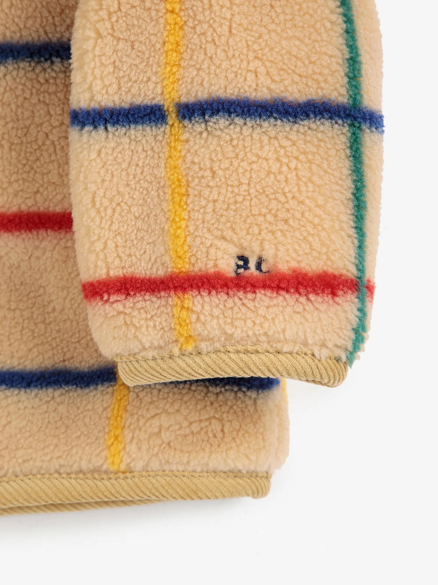 Veste en peau de mouton couleur Stripe