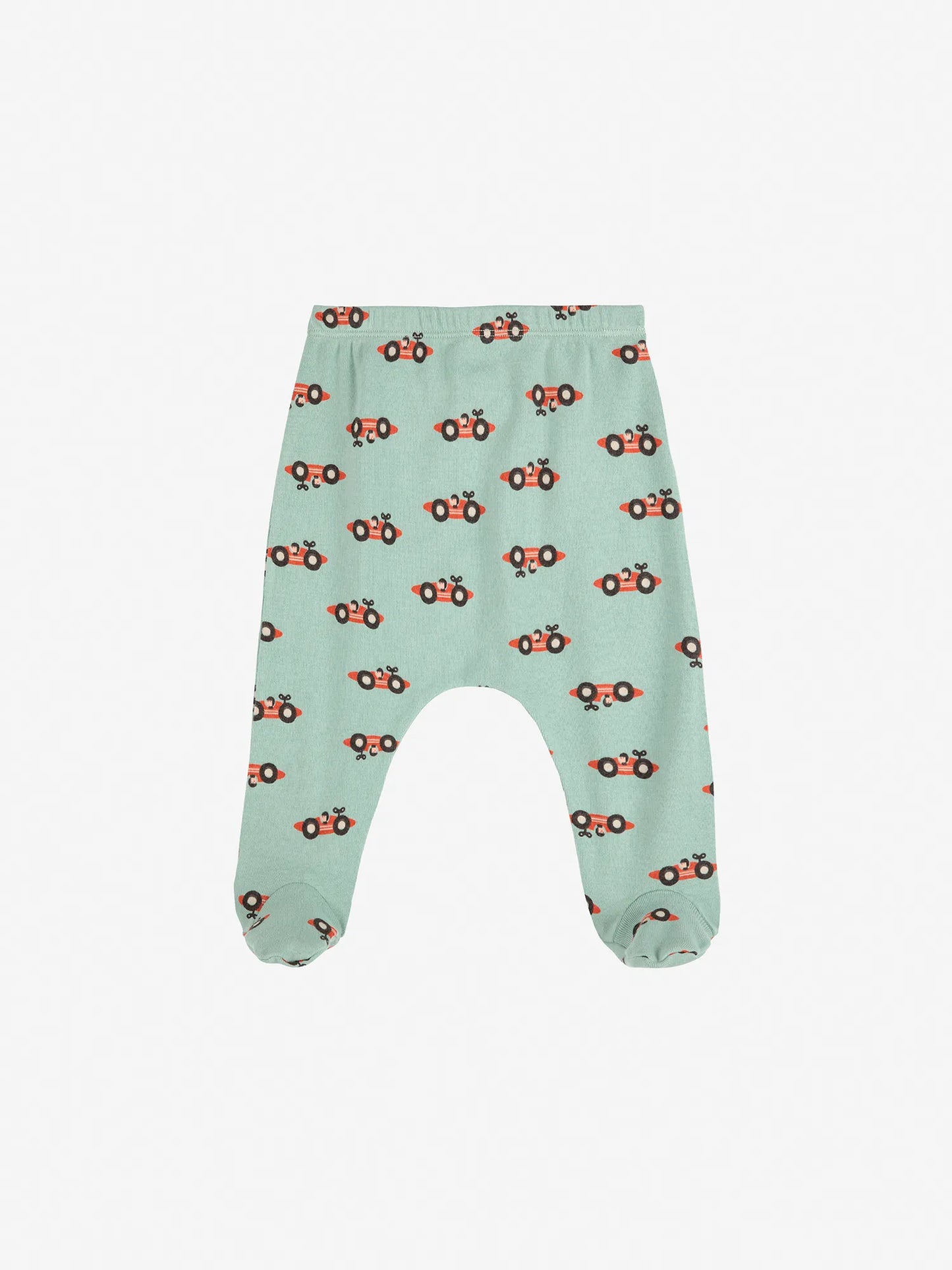 Race Car all over footed leggings
