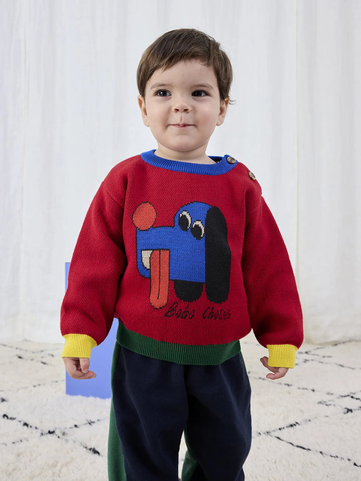 Doggy Mate jacquard jumper