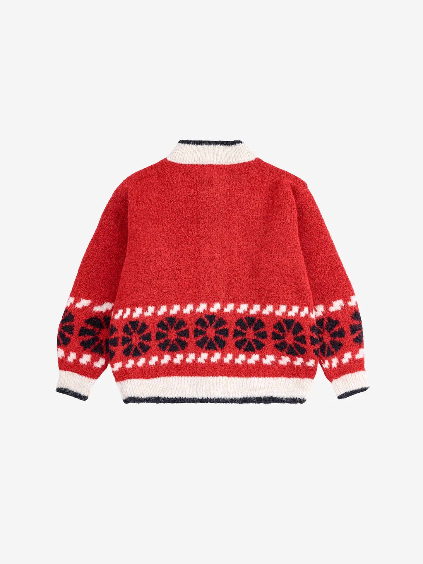 Kaleidoscope jacquard cardigan
