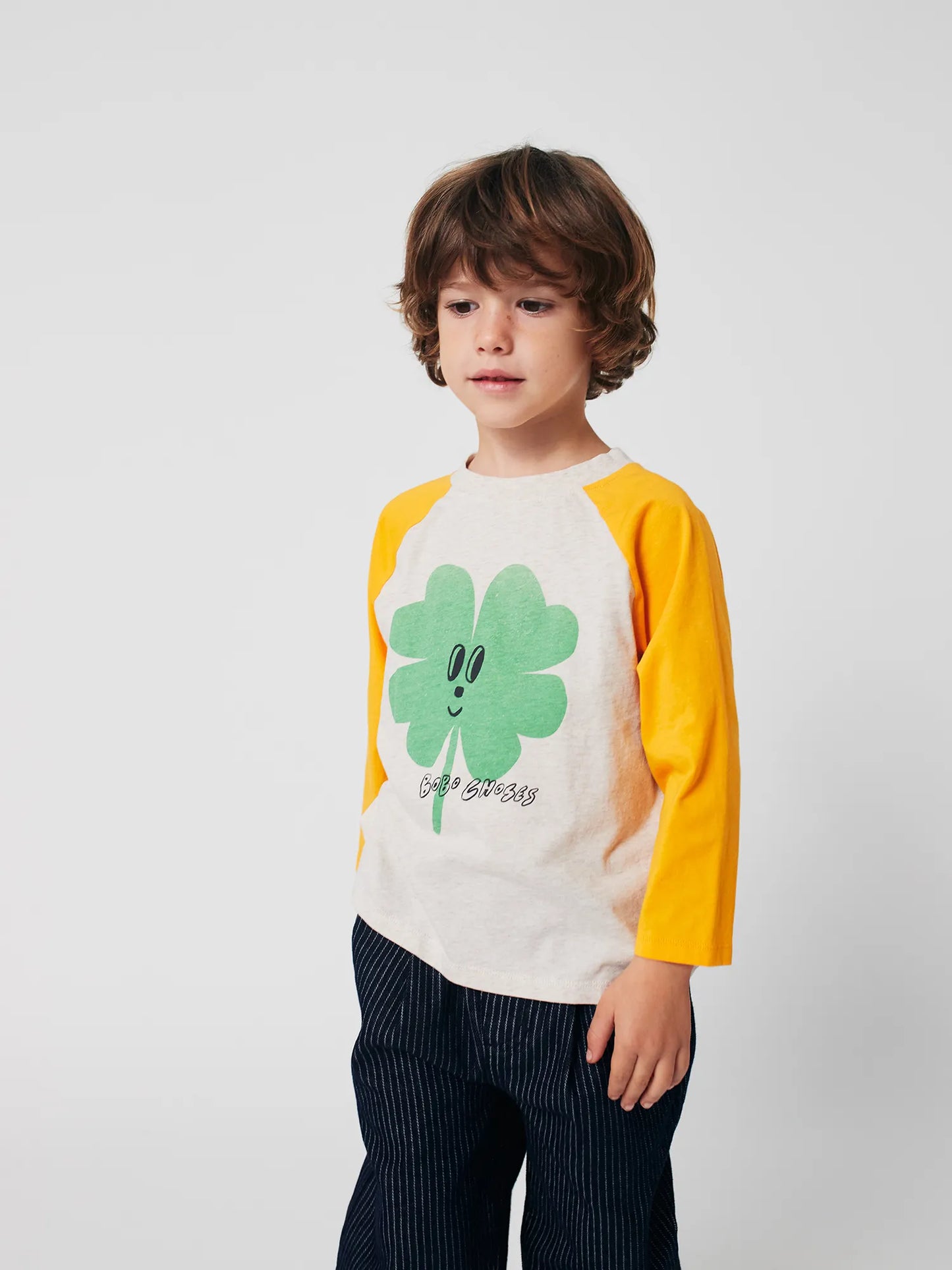 T-Shirt mit Raglanärmeln Lucky Clover