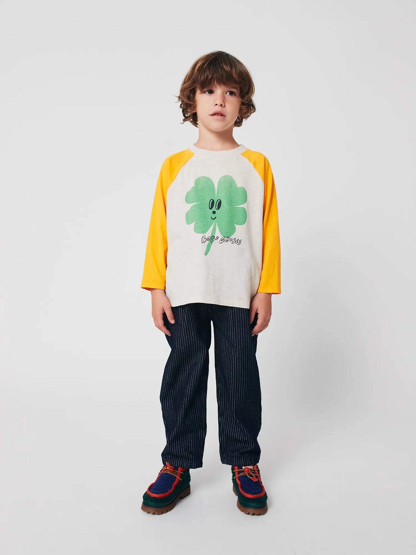T-Shirt mit Raglanärmeln Lucky Clover